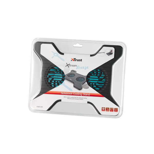Trust Xstream Breeze fekete notebook hűtőpad - Image 6