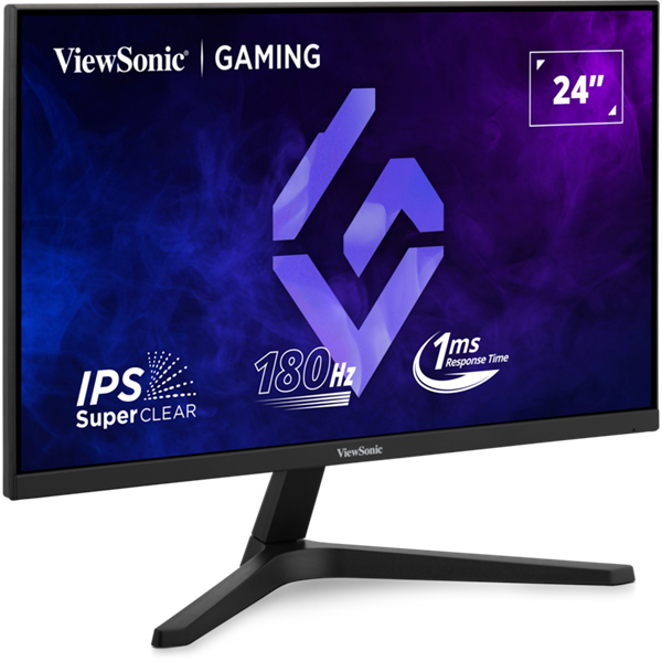 ViewSonic Gamer Monitor 24" - VX24G1-HD (IPS, 16:9, 1920x1080, 180Hz, 1ms, 300cd/m2, 2xHDMI, DP, VESA) - Image 3