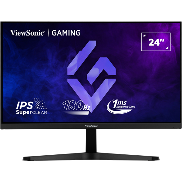 ViewSonic Gamer Monitor 24" - VX24G1-HD (IPS, 16:9, 1920x1080, 180Hz, 1ms, 300cd/m2, 2xHDMI, DP, VESA) - Image 1