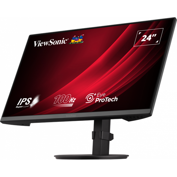 ViewSonic Monitor 24" - VG2408A (IPS, 100Hz 16:9, FHD, 5ms, 250cd/m2, D-sub, HDMI, DP, VESA, SPK, mag.áll, pivot) - Image 4