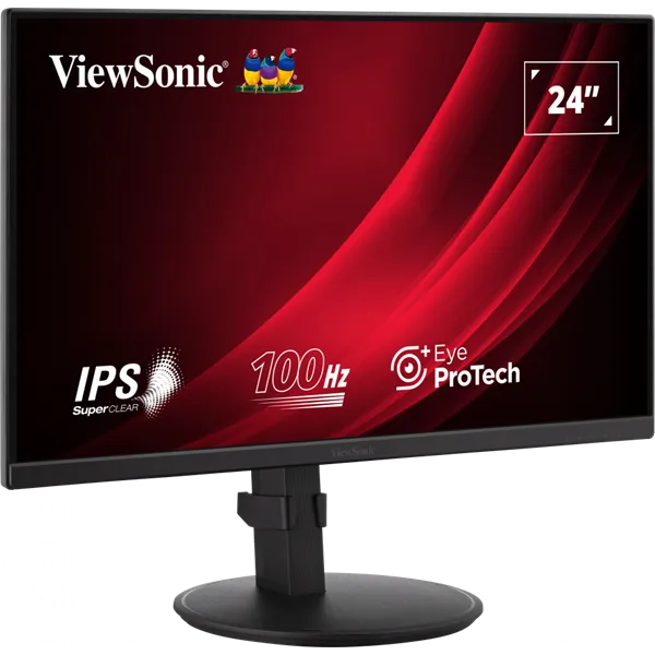 ViewSonic Monitor 24" - VG2408A (IPS, 100Hz 16:9, FHD, 5ms, 250cd/m2, D-sub, HDMI, DP, VESA, SPK, mag.áll, pivot) - Image 5