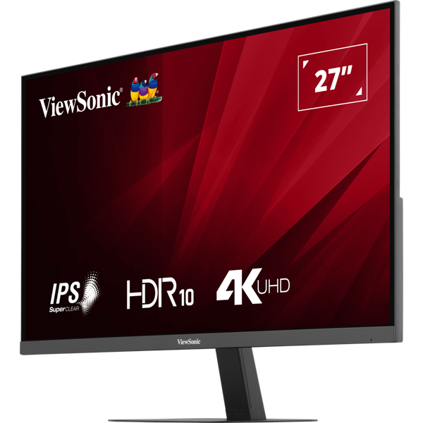 ViewSonic Monitor 27" - VA2708-4K-HD (IPS, UHD, 4ms, 250cd/m2, HDMI, DP, VESA) - Image 3