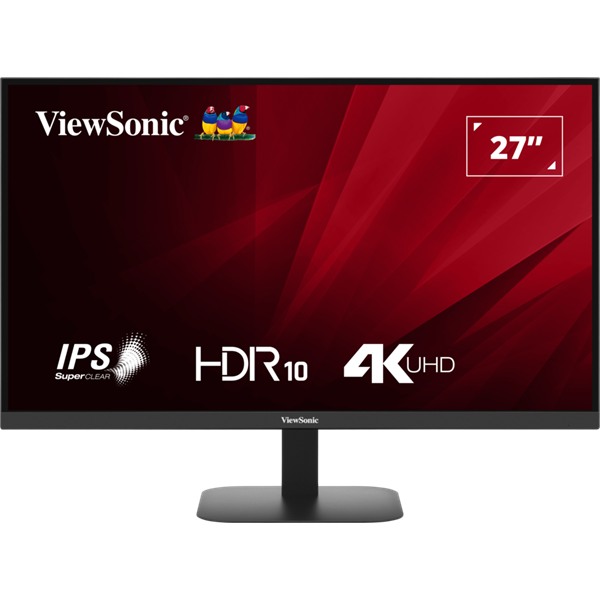 ViewSonic Monitor 27" - VA2708-4K-HD (IPS, UHD, 4ms, 250cd/m2, HDMI, DP, VESA) - Image 2