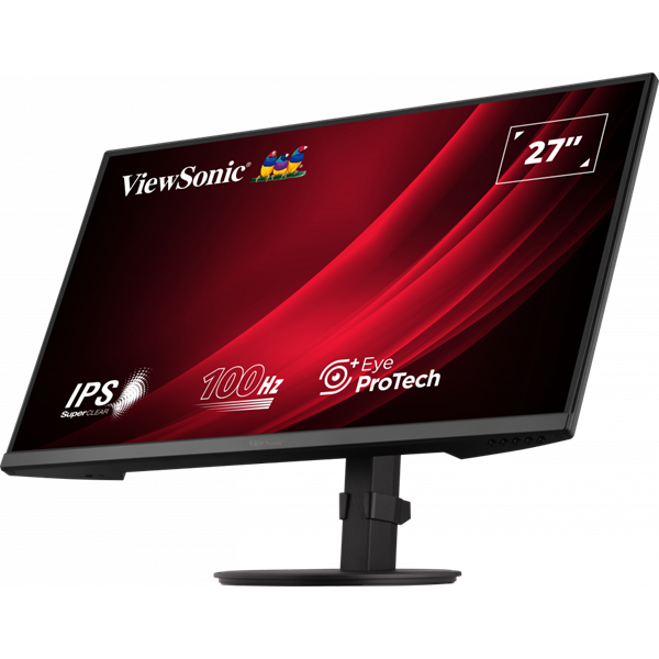 ViewSonic Monitor 27" - VG2708A (IPS, 100Hz 16:9, FHD, 5ms, 250cd/m2, D-sub, HDMI, DP, VESA, SPK, mag.áll, pivot) - Image 2