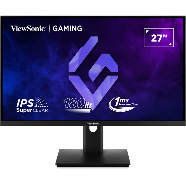 ViewSonic Monitor 27" - XG27G1 (IPS, 180Hz, 16:9, 1920x1080, 1ms, 300cd/m2, DP, HDMI, VESA, mag.áll forg)