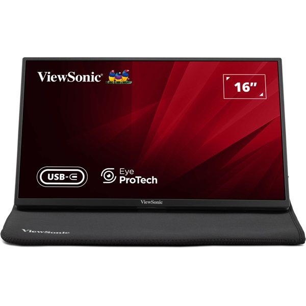 ViewSonic Portable Monitor 15,6" - VA1650 (IPS,16:9, 1920x1080, 7ms, 250cd/m2, HDMI, 2xUSB-C, tok) - Image 4