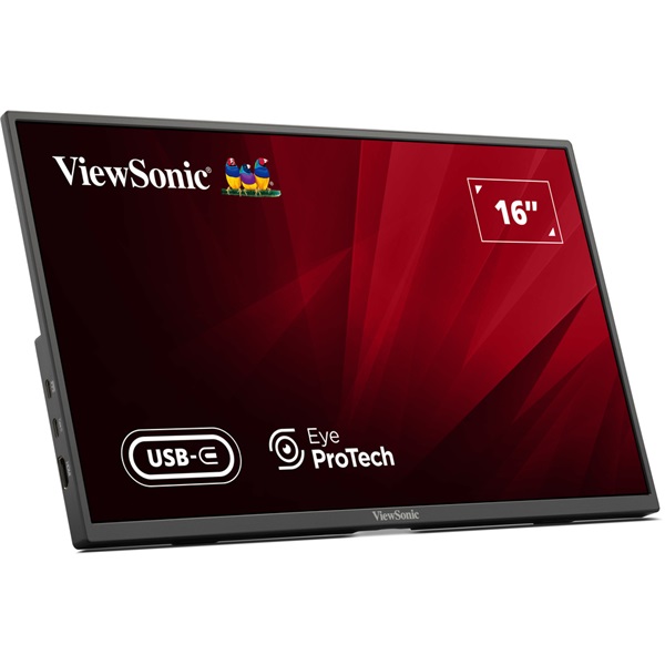 ViewSonic Portable Monitor 15,6" - VA1650 (IPS,16:9, 1920x1080, 7ms, 250cd/m2, HDMI, 2xUSB-C, tok) - Image 3