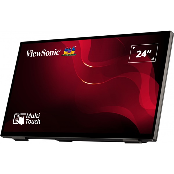 ViewSonic Portable Monitor 24" - TD2465 (VA, 1920x1080, 10 point Touch, 7ms, 250cd/m2, VGA, DP, HDMI, USB, SPK) - Image 2