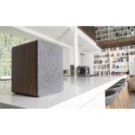 WaveMaster Hangszóró 2.0 - BASE (30W RMS, Bluetooth, RCA, Barna fa és szürke) - Image 5
