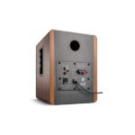 WaveMaster Hangszóró 2.0 - BASE (30W RMS, Bluetooth, RCA, Barna fa és szürke) - Image 6