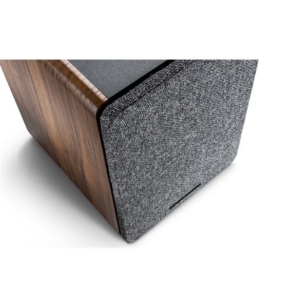 WaveMaster Hangszóró 2.0 - BASE (30W RMS, Bluetooth, RCA, Barna fa és szürke) - Image 10