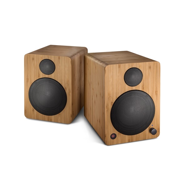 WaveMaster Hangszóró 2.0 - CUBE MINI NEO Bamboo (36W RMS, Bluetooth, 3,5mm jack, RCA, Toslink, Távírányító, Bambusz) - Image 8
