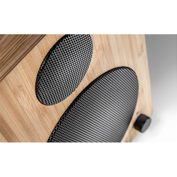 WaveMaster Hangszóró 2.0 - CUBE MINI NEO Bamboo (36W RMS, Bluetooth, 3,5mm jack, RCA, Toslink, Távírányító, Bambusz) - Image 9