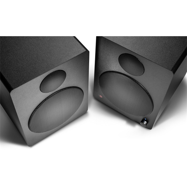 WaveMaster_Hangszoro_20_-_CUBE_NEO_Black_50W_RMS_Bluetooth_35mm_jack_RCA_Toslink_Taviranyito_Fekete-i280395.jpg WaveMaster Hangszóró 2.0 - CUBE NEO Black (50W RMS, Bluetooth, 3,5mm jack, RCA, Toslink, Távírányító, Fekete) - Image 2