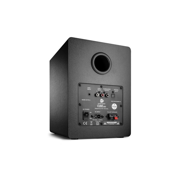 WaveMaster_Hangszoro_20_-_CUBE_NEO_Black_50W_RMS_Bluetooth_35mm_jack_RCA_Toslink_Taviranyito_Fekete-i280410.jpg WaveMaster Hangszóró 2.0 - CUBE NEO Black (50W RMS, Bluetooth, 3,5mm jack, RCA, Toslink, Távírányító, Fekete) - Image 5