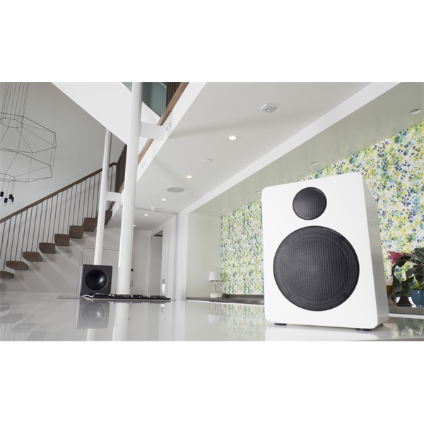 WaveMaster Hangszóró 2.0 - CUBE NEO White (50W RMS, Bluetooth, 3,5mm jack, RCA, Toslink, Távírányító, Fehér) - Image 4