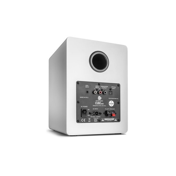 WaveMaster Hangszóró 2.0 - CUBE NEO White (50W RMS, Bluetooth, 3,5mm jack, RCA, Toslink, Távírányító, Fehér) - Image 7