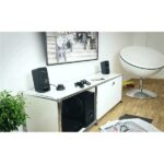 WaveMaster Hangszóró 2.1 - MX3+ BT (50W RMS, Fa mélynyomó, Bluetooth, 3,5mm jack, RCA, Fekete) - Image 6