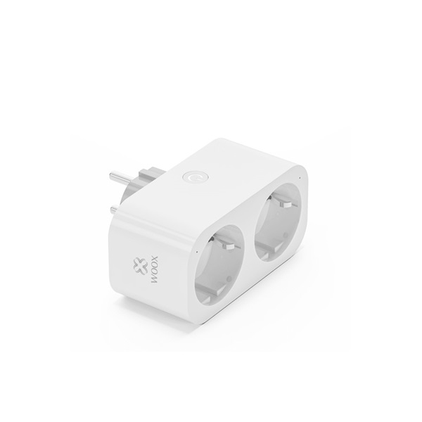 Woox Smart Home Dupla Dugalj - R6153 (IP20, 3680W, 16A, fogyasztásmérés) - Image 1