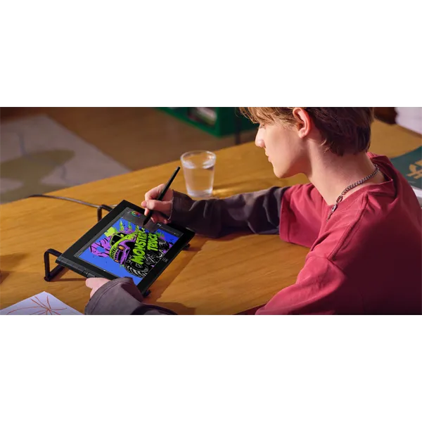 XP-PEN Grafikus kijelző - Artist 12 3nd gen. (11,9", IPS, 16:9, 1920x1080, 5080 LPI, PS 16K, 200 RPS, 8 gomb) fekete - Image 2