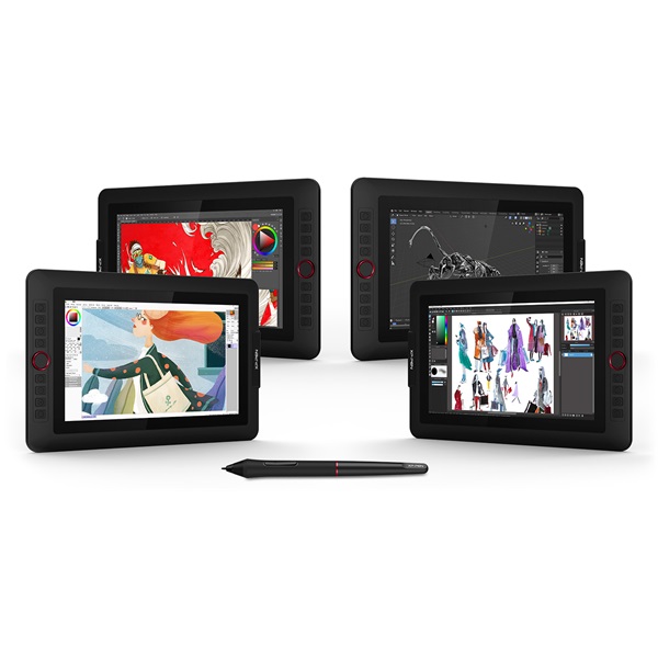 XP-PEN Grafikus kijelző - Artist 12 Pro (11,6", IPS, 16:9, 1920x1080, 5080 LPI, PS 8192, 200 RPS, 8 gomb) - Image 2
