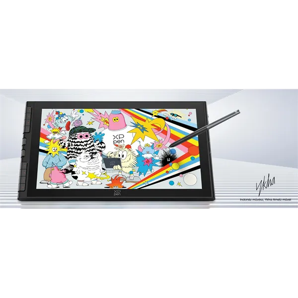 XP-PEN Grafikus kijelző - Artist 16 3nd gen. (15,4", IPS, 16:9, 1920x1080, 5080 LPI, PS 16K, 200 RPS, 8 gomb) fekete