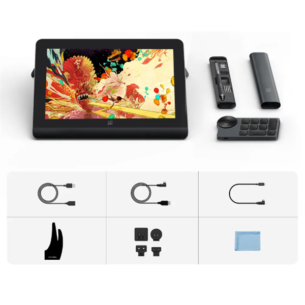 XP-PEN Grafikus kijelző - Artist Pro 14 (Gen 2) (14", IPS, 1920x1200, 5080 LPI, PS 16384, 200 RPS) + X-Remote - Image 2