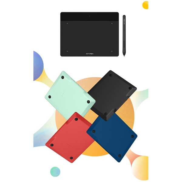 XP-PEN Grafikus tábla - DECO FUN L_BK (10"x6,3", 5080 LPI, PS 8192, 220 RPS, USB-C) fekete - Image 3