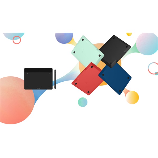 XP-PEN Grafikus tábla - DECO FUN S_BK (6,3"x4", 5080 LPI, PS 8192, 220 RPS, USB-C) fekete - Image 3