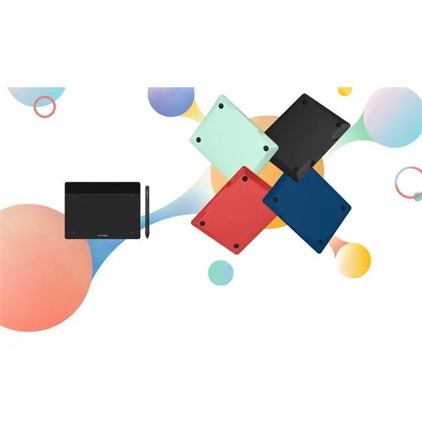 XP-PEN Grafikus tábla - DECO FUN S_BK (6,3"x4", 5080 LPI, PS 8192, 220 RPS, USB-C) fekete - Image 3