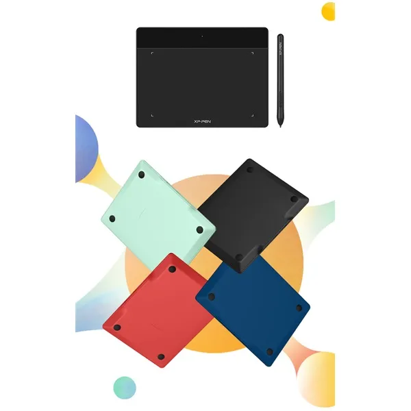 XP-PEN Grafikus tábla - DECO FUN S_BK (6,3"x4", 5080 LPI, PS 8192, 220 RPS, USB-C) fekete - Image 4