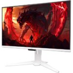 ACER GAMING IPS Nitro Monitor GA271UPwmipruxw 27", 16:9 QHD, 180Hz, 1ms, 250nits, Smart, HDMI, DP, Type-C, USB,MM, fehér - Image 3