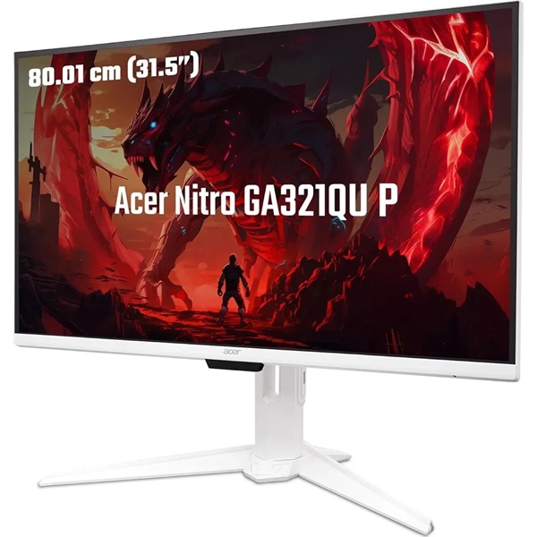 ACER GAMING VA Nitro Monitor GA321QUPwmipruxw 32", 16:9 QHD, 180Hz, 1ms, 250nits, Smart, HDMI, DP, Type-C, USB, MM,fehér - Image 1
