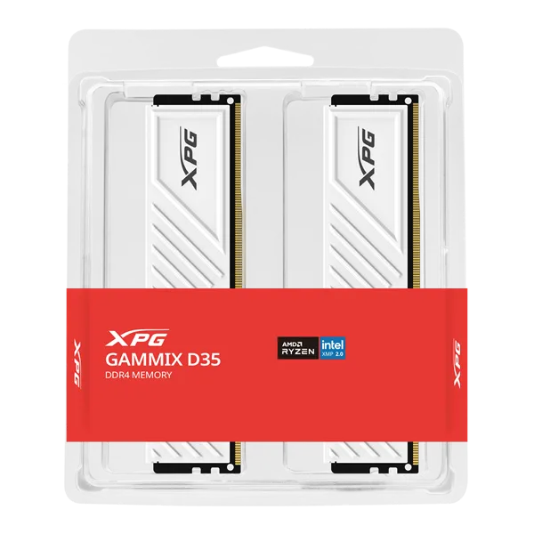 ADATA Memória DDR4 16GB 3200Mhz DIMM XPG XMP GAMMIX D35 (Kit of 2), White