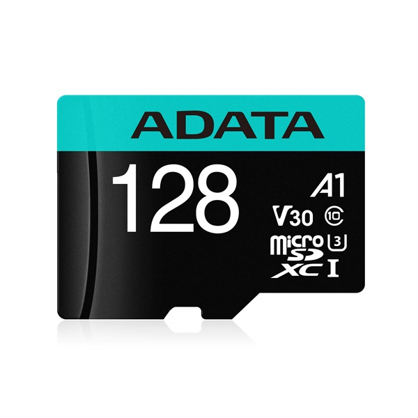ADATA_Memoriakartya_MicroSDXC_128GB_Adapter_UHS-I_CLASS_10_10080-i476903.jpg ADATA MicroSD kártya - 128GB microSDXC UHS-I U3 Class10 A2 V30S (R/W: 100/85 MB/s) + adapter - Image 1