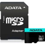 ADATA MicroSD kártya - 512GB microSDXC UHS-I U3 Class10 A2 V30S (R/W: 100/85 MB/s) + adapter