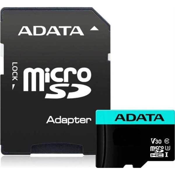 ADATA MicroSD kártya - 512GB microSDXC UHS-I U3 Class10 A2 V30S (R/W: 100/85 MB/s) + adapter