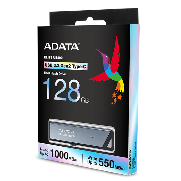 ADATA Pendrive 128GB, UE800, USB 3.2, Type-C - Image 1