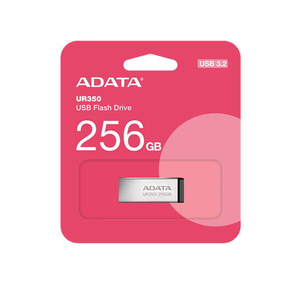 ADATA_Pendrive_256GB_UR350_USB_32_femhazas_fekete-i1679383.png ADATA Pendrive 256GB, UR350 USB 3.2, fémházas, fekete - Image 1