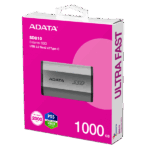 ADATA Külső SSD 1TB - SD810 (USB 3.2 Gen.2x2, R/W: 2000/2000 MB/s, IP68, Szürke)