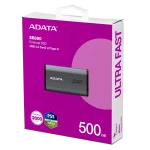 ADATA Külső SSD 500GB - SE880 (USB 3.2 Gen.2x2, R/W: 2000/2000 MB/s, Szürke)
