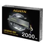 ADATA SSD 2TB - LEGEND 860 (3D TLC, M.2 PCIe Gen 4x4, r:6000 MB/s, w:5000 MB/s)