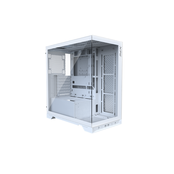 ADATA XPG Ház Midi ATX Invader X, 5x120mm RGB ventilátor, Tápegység nélkül, üvegfalú, fehér - Image 1