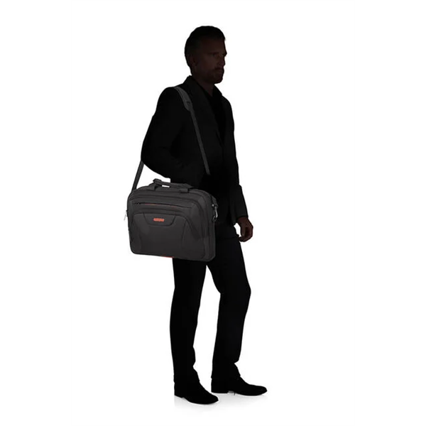 AMERICAN TOURISTER 88532-1070, Aktatáska 15.6" (Fekete/Narancssárga) -AT WORK - Image 3