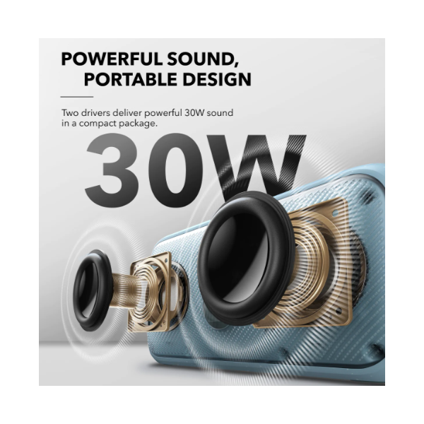 ANKER Bluetooth Hangszóró, Soundcore Motion 300, 30W, vízálló, frost blue -  A3135031 - Image 4