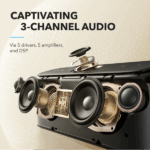 ANKER Bluetooth Hangszóró, Soundcore Motion X600, 50W, vízálló, fekete -  A3130011 - Image 6