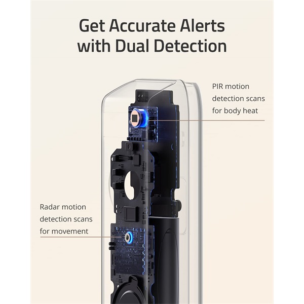 ANKER EUFY Kapucsengő, S330, Dual Kamera, HD(2K), Akkumulátoros, WiFi-s, kültéri  - T8213G11 - Image 4