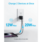 ANKER Hálózati Töltő, 323, 33W, USB-C, USB-A, EU, fekete -  A2331G11 - Image 3