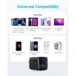 ANKER Hálózati Töltő, 323, 33W, USB-C, USB-A, EU, fekete -  A2331G11 - Image 5