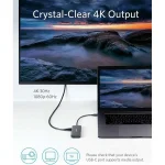 ANKER USB HUB, PowerExpend 5-in-1, USB-C Media Hub, 4K HDMI, 2xUSB3.0, SD/TF kártyaolvasóval - A8334HA1 - Image 4